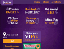 Tablet Screenshot of jesters.com.au